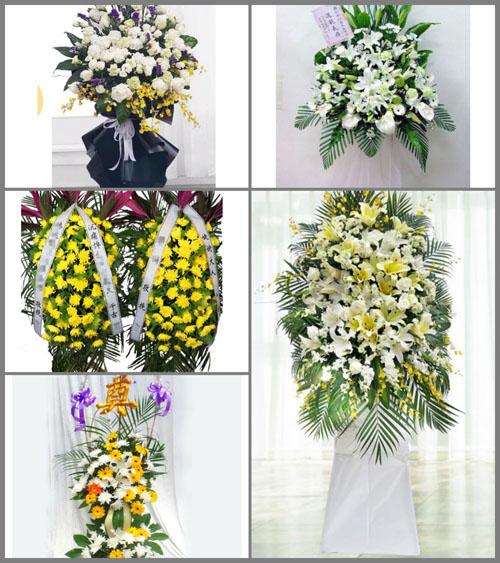 河南周口淮阳县临蔡镇白事花篮预定